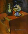 Crockery sur une table abstraite fauvisme Henri Matisse
